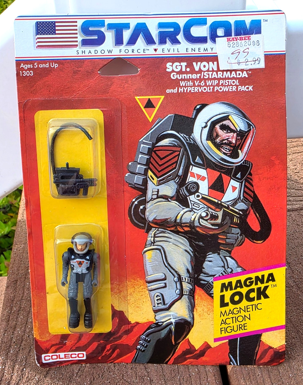Sgt. Von Rodd 1986 STARCOM Vintage Coleco NEW MIB Unused 1986
